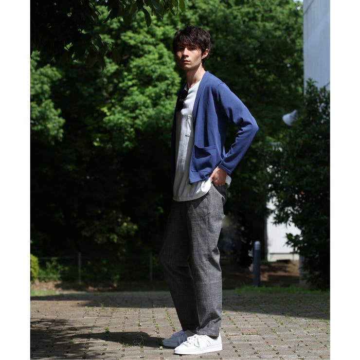 【SEAL限定商品】 EDIFICE]ワシ×ポリ ラップカーディガン[品番：BYCW0004819 トップス