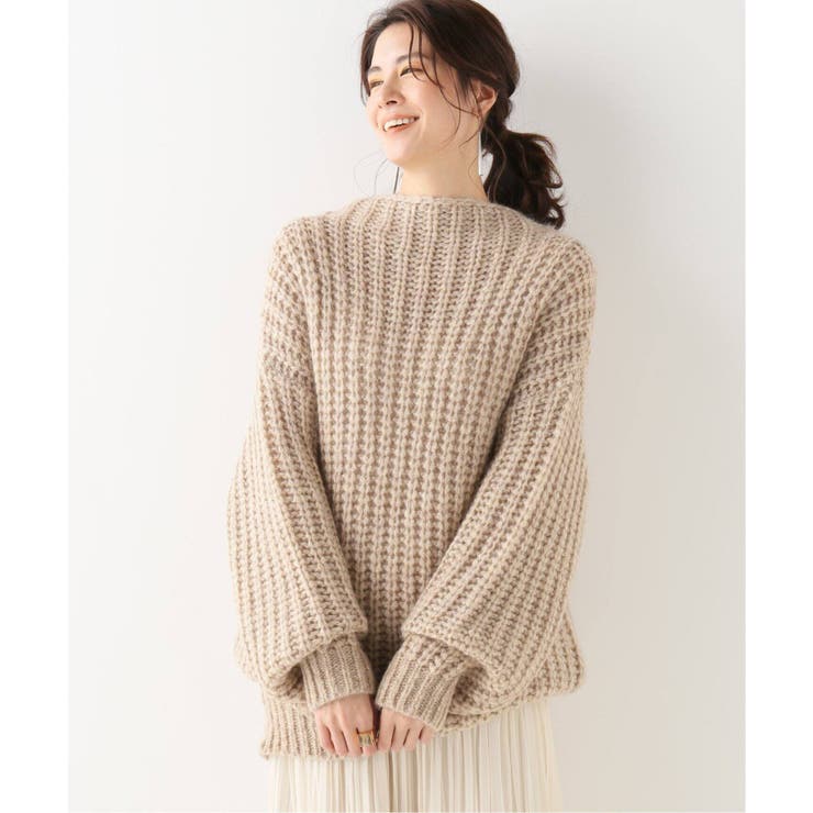 IENA キッドモヘヤ リリールーズプルオーバー◆ IENA イエナ】キッドモヘヤ リリールーズプルオーバー◇[品番