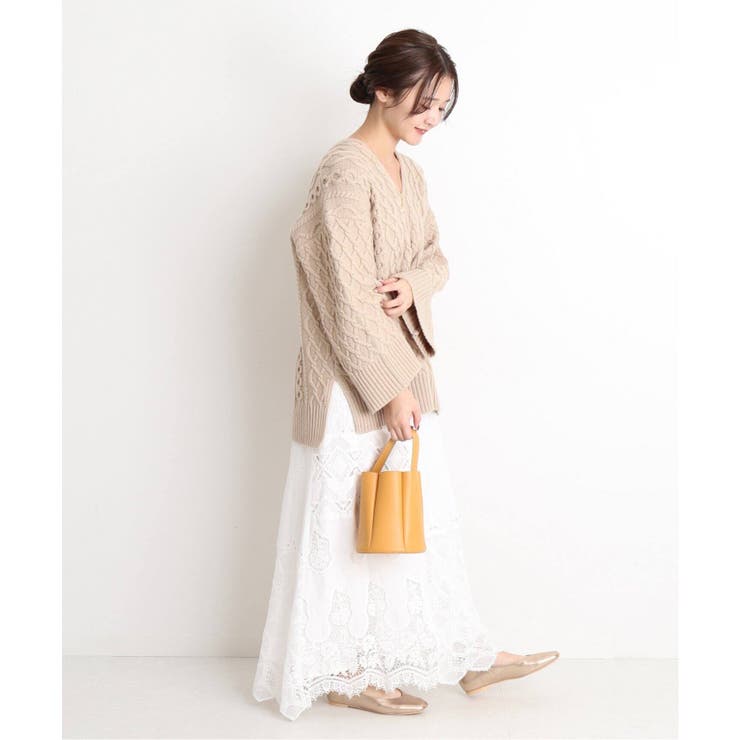 IENA イエナ 柄編みコンパクトニットジャケット ブルゾン スローブイエナ IENA イエナ 柄編みコンパクトニットジャケット ブルゾン