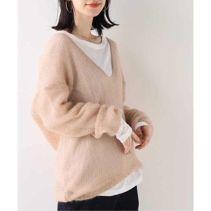 SLOBE IENA スローブイエナ】モヘヤローゲージニット[品番