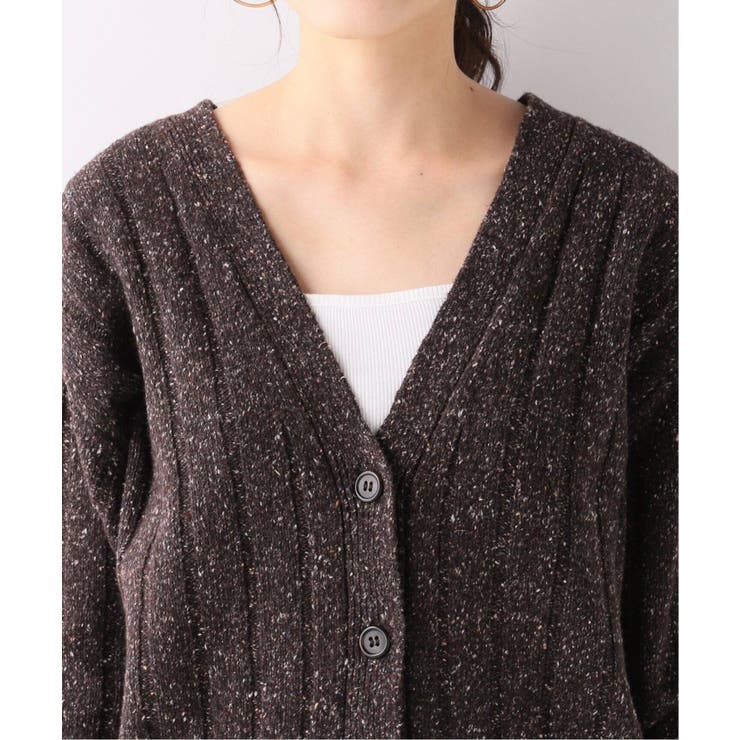 SLOBE IENA スローブイエナ】MIXネップカーディガン◇[品番 SLOBE IENA スローブイエナ】MIXネップカーディガン◇[品番