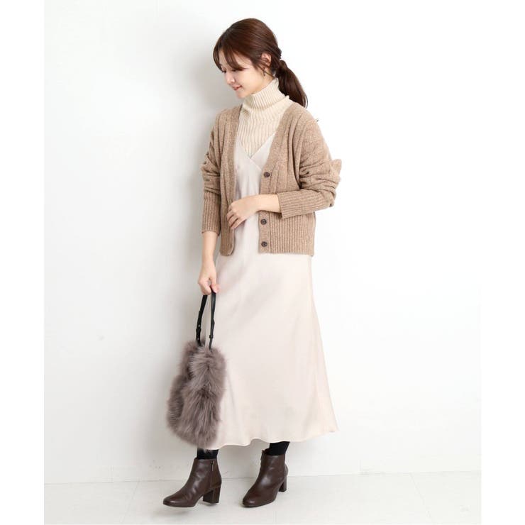 SLOBE IENA スローブイエナ】MIXネップカーディガン◇[品番