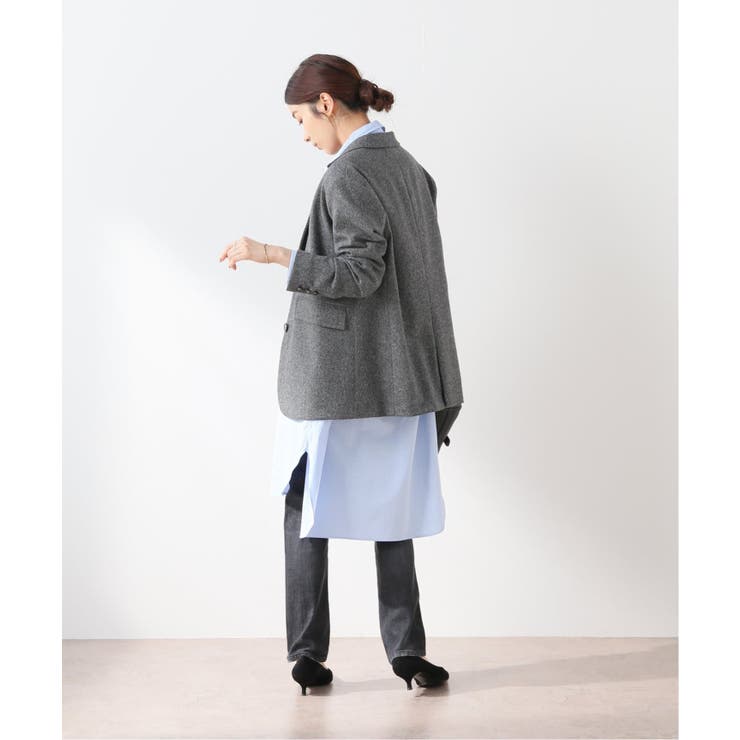 Spick and Span＞ ツイードテーラードジャケット[品番