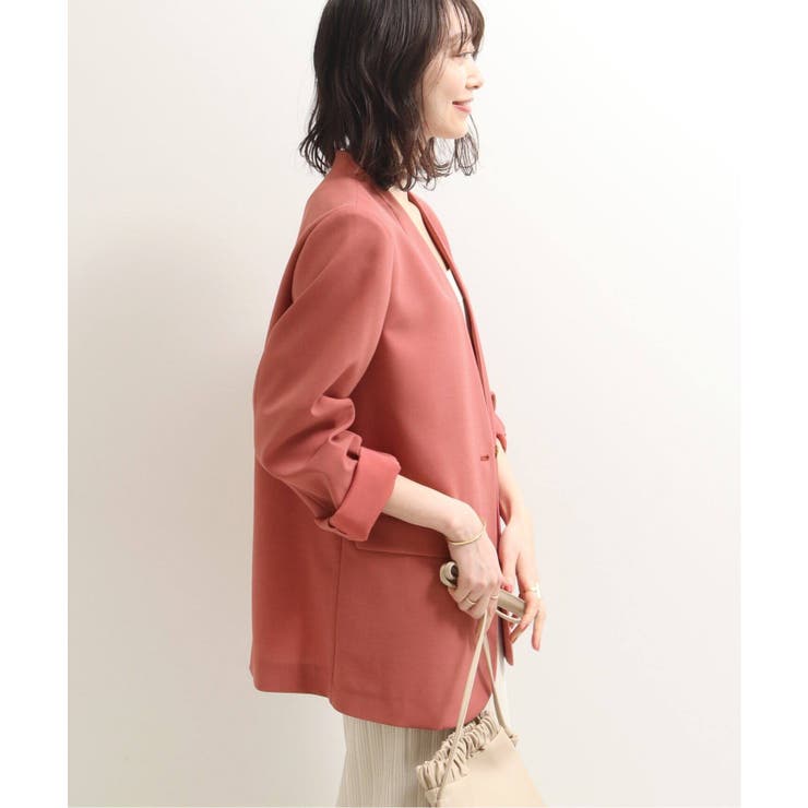 NOBLE]ノーカラージャケット◇[品番：BYCW0004075]｜B.C STOCK