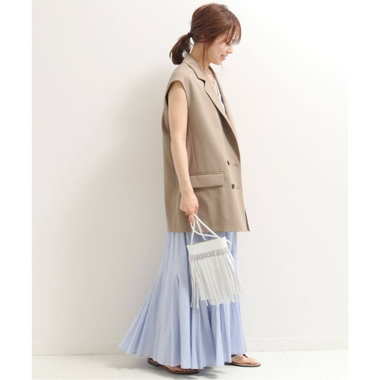 NOBLE]ツイルクロスジレ◇[品番：BYCW0004076]｜B.C STOCK（ベーセー