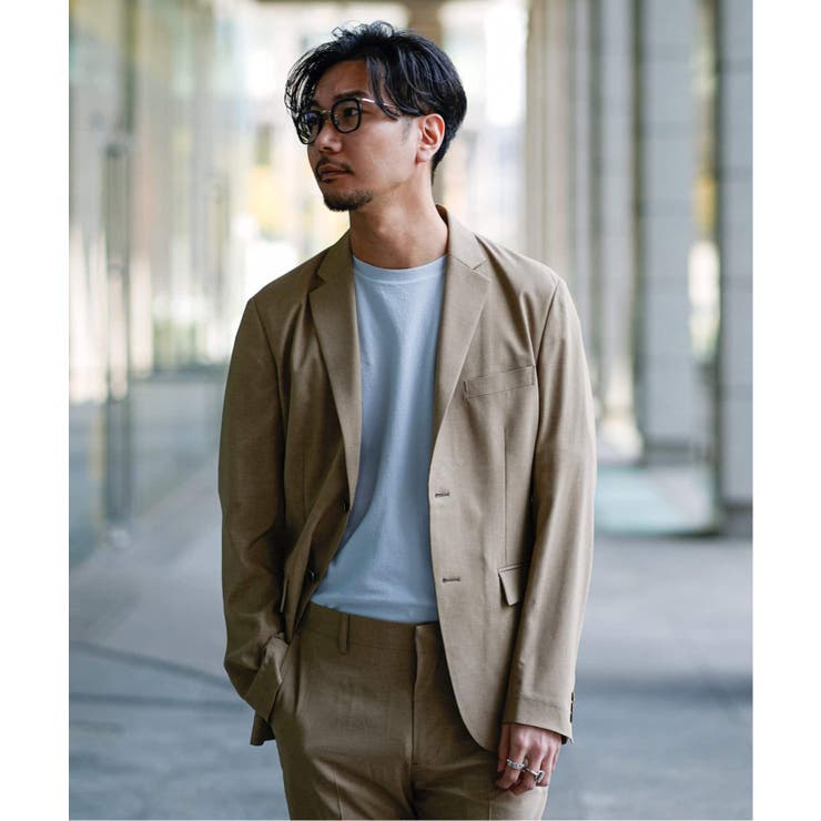 ベージュ | CLICK ライトメランジトロ 2ボタン | B.C STOCK