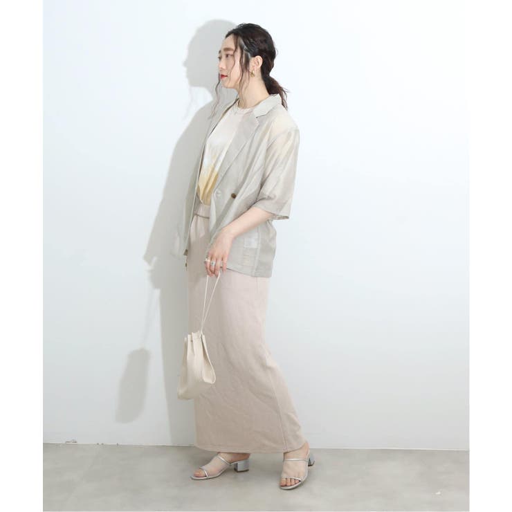 B.C STOCK ベーセーストック】半袖シアージャケット[品番