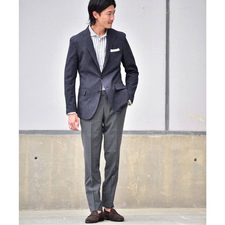 【B.C STOCK ベーセーストック】メランジプリントサッカージャケット | B.C STOCK | 詳細画像7 