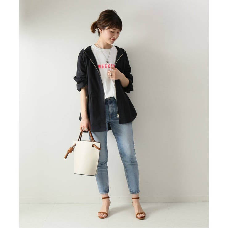 Spick and Span]CO/PE ルーズフーディーブルゾン◇[品番
