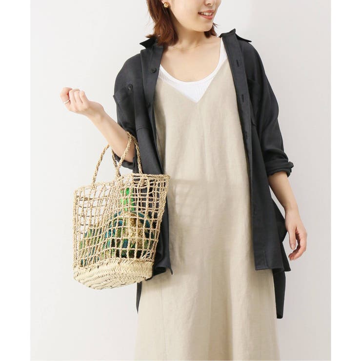 Spick and Span]リネンライク シャツジャケット◇[品番