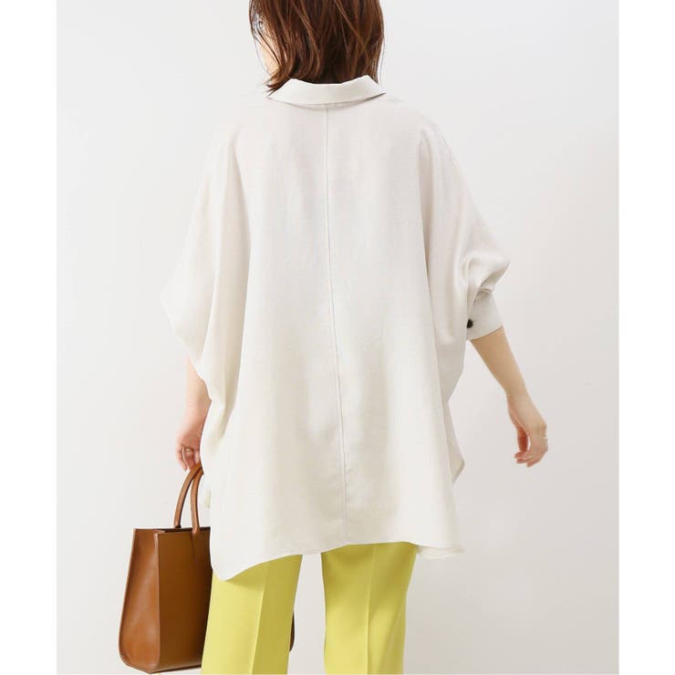 Spick and Span]リネンライク シャツジャケット◇[品番
