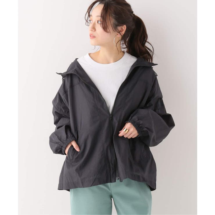 ブラック | [B.C STOCK]フードギャザーリングブルゾン | B.C STOCK