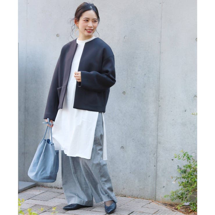 【B.C STOCK ベーセーストック】クルーネックダンボールジャケット◆ | B.C STOCK | 詳細画像1 