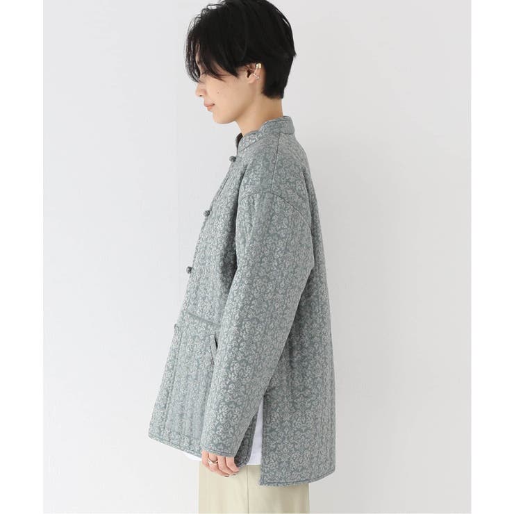 B.C STOCK ベーセーストック】 フラワージャガード キルト