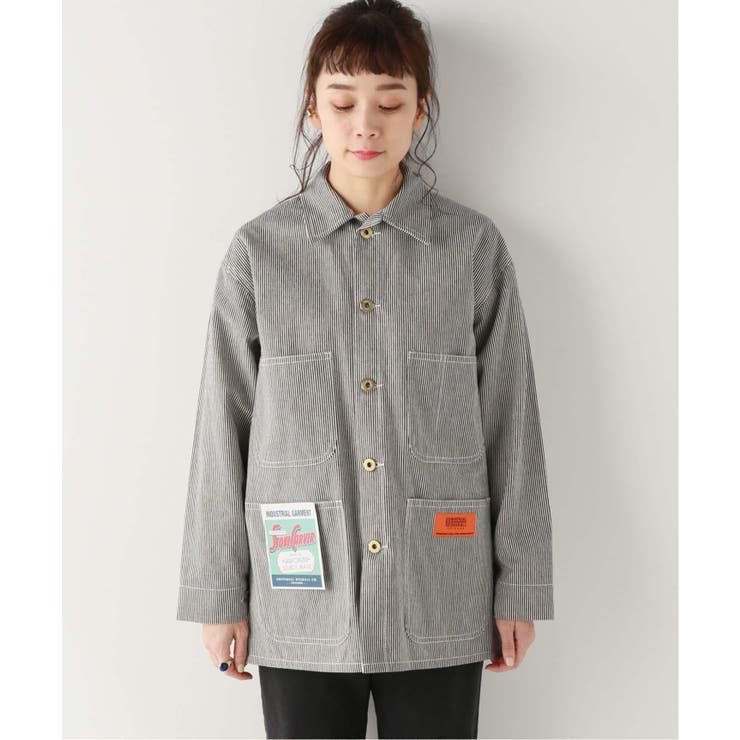 Prentiss 別注JOURNAL STANDARD メンズ ヒッコリー カバーオール