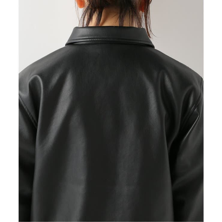 STUSSY / ステューシー】 PU COACH JACKET[品番：BYCW0006633
