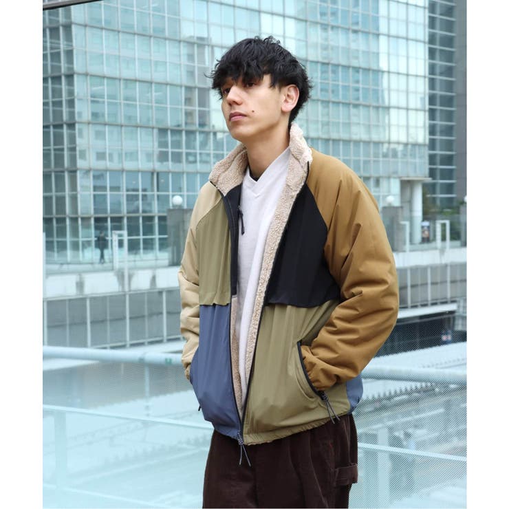 B.C STOCK ベーセーストック リバーシブル ボアブルゾン[品番