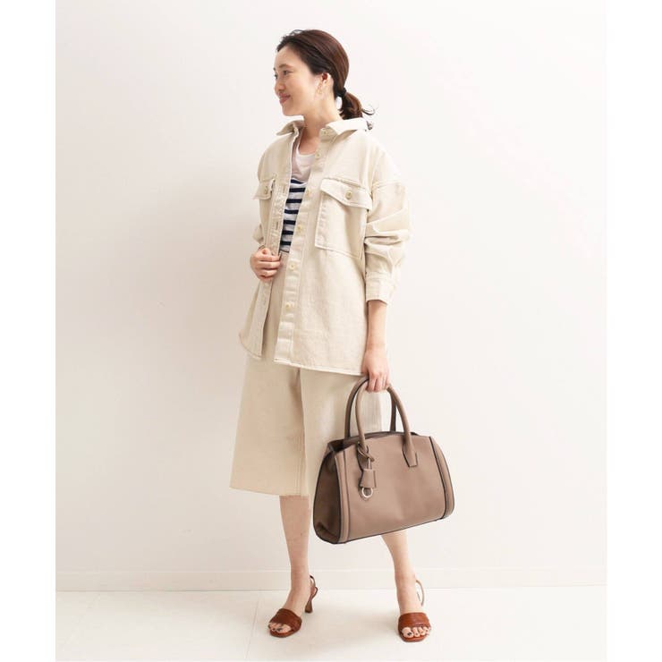 LE DENIM Ecru CPOブルゾン◇[品番：BYCW0007405]｜B.C STOCK（ベー 