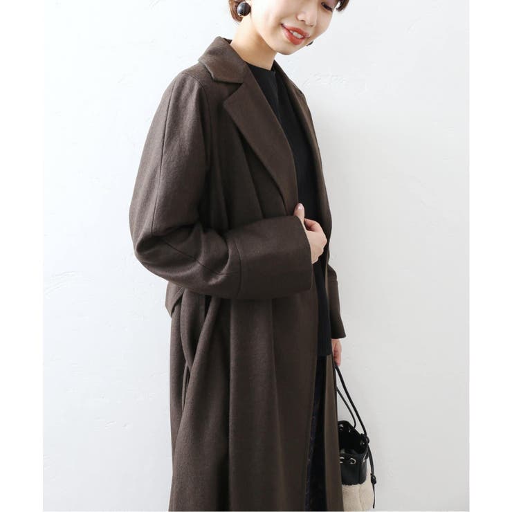 ラトタリーテ ピンクレッド トレンチコート ロング La TOTALITE