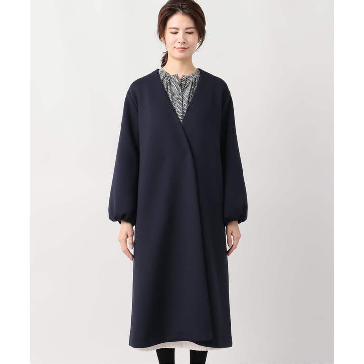 La TOTALITÉ ラトータリテ ノーカラーコート サイズ38 黒 日本製（【La  