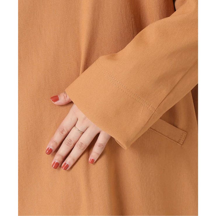 Spick and Span]ビックカラーガウンコート◇[品番：BYCW0003904