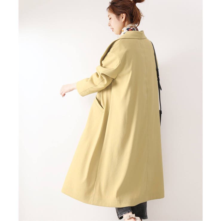 Spick and Span]ビックカラーガウンコート◇[品番：BYCW0003904