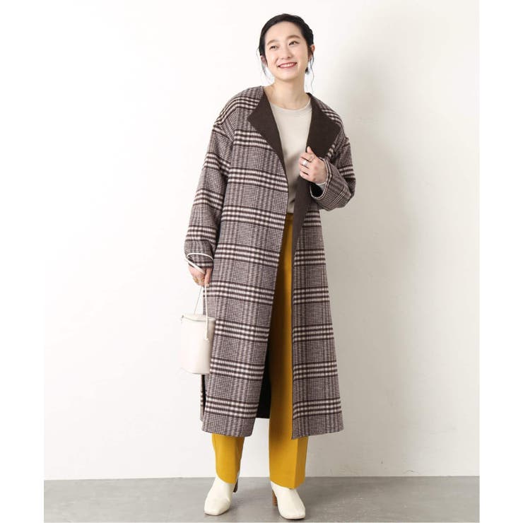 B.C STOCK ベーセーストック リバーオープンカラーコート◇[品番