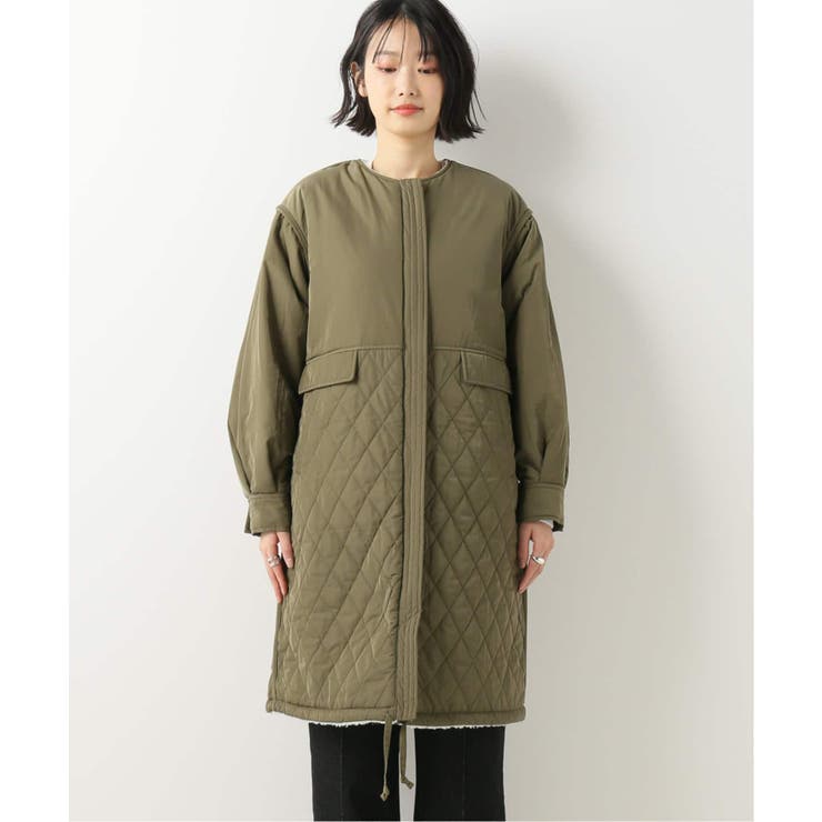 B.C STOCK ベーセーストック 2Way中綿ボアコート◇[品番：BYCW0002967