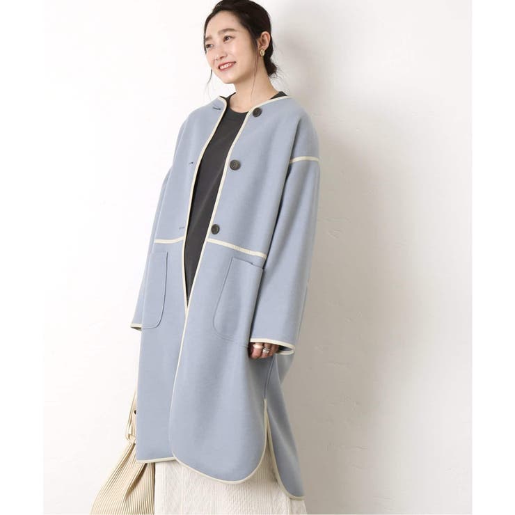 【B.C STOCK ベーセーストック】 パイピングクルーネックコート◆ | B.C STOCK | 詳細画像11 