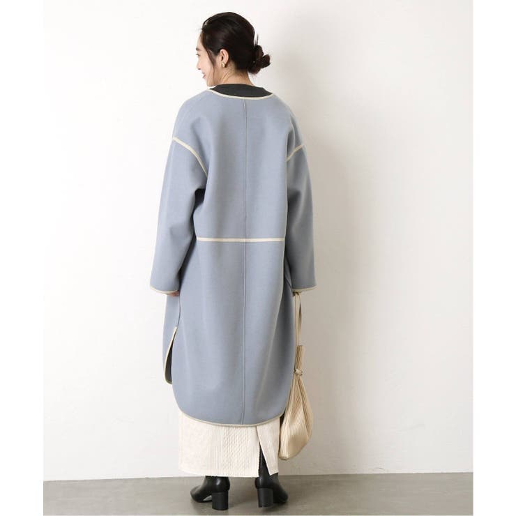 【B.C STOCK ベーセーストック】 パイピングクルーネックコート◆ | B.C STOCK | 詳細画像14 