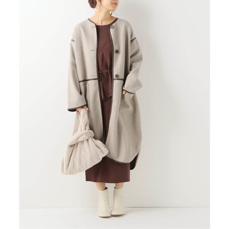 【B.C STOCK ベーセーストック】 パイピングクルーネックコート◆ | B.C STOCK | 詳細画像26 