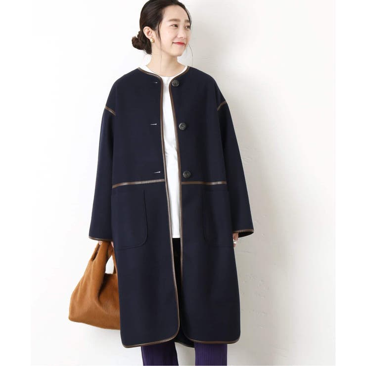 【B.C STOCK ベーセーストック】 パイピングクルーネックコート◆ | B.C STOCK | 詳細画像22 