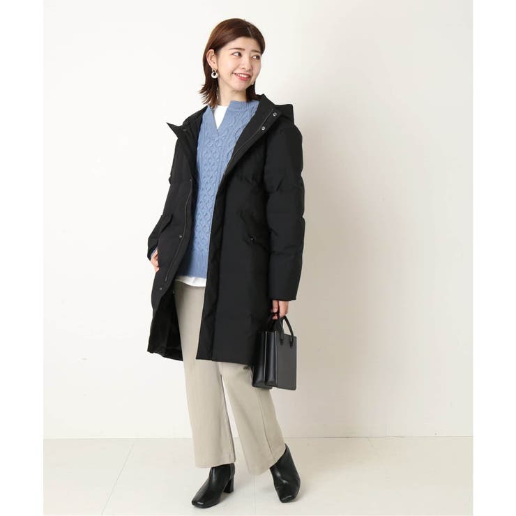 ✨希少 23区 伊BINICOCCHI生地 ヘリンボーン ダウンコート 38✨ copy-1701942883-0EC8DB8.gif