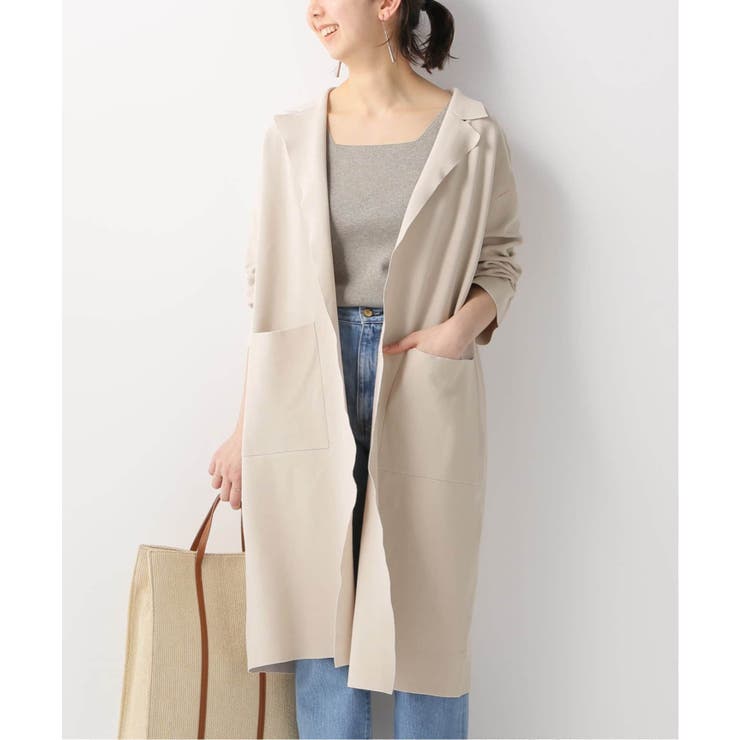 【IENA】CO/PLミラノリブロングコート◆[品番：BYCW0004507]｜B.C  STOCK（ベーセーストック）のレディースファッション通販｜SHOPLIST（ショップリスト）