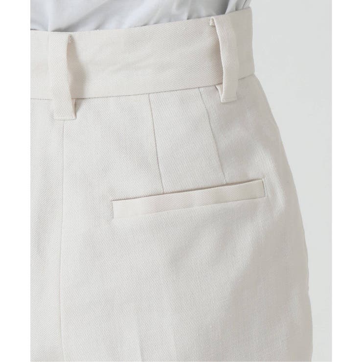 Spick and Span✨リネン コットン パンツ リネンライクバックスリットパンツ | スピック＆スパン(Spick