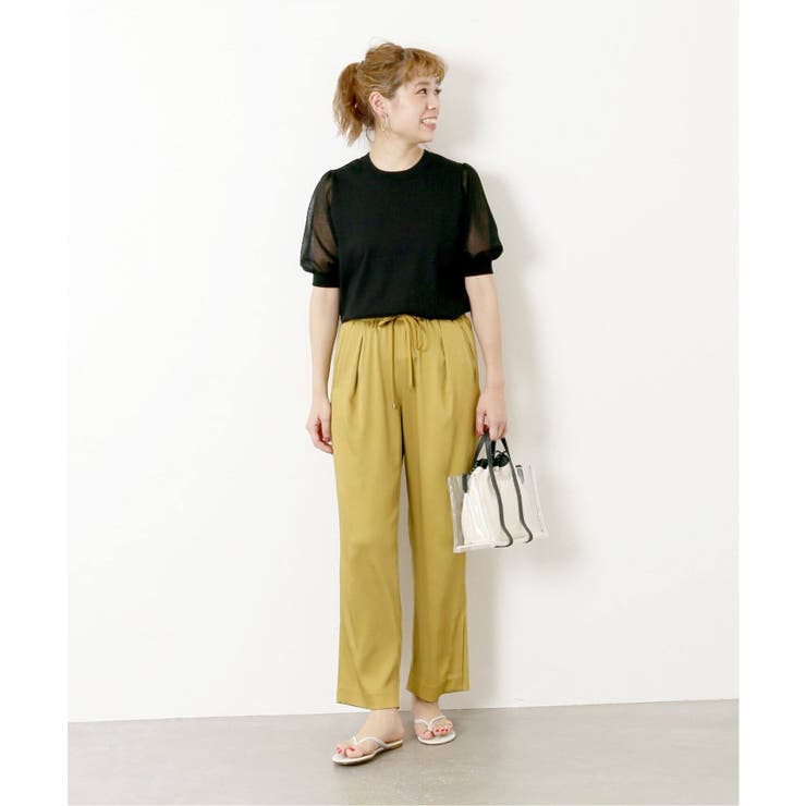 Spick and Span]ハンマーサテンイージーパンツ◇[品番：BYCW0003913