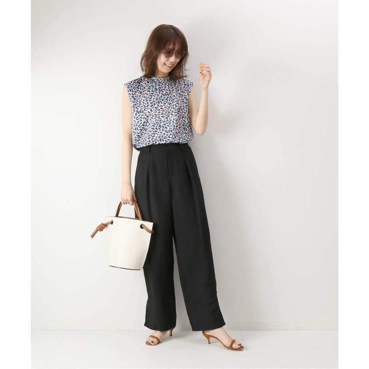 Spick and Span】リネンレーヨン テーパードパンツ◇[品番