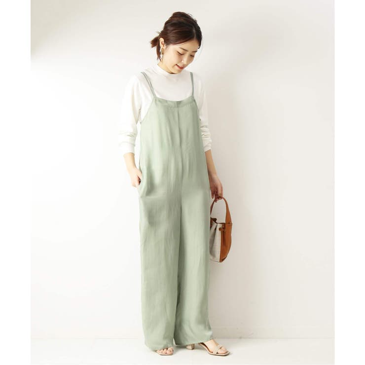 Spick and Span]キュプラツイルキャミオールインワン◇[品番
