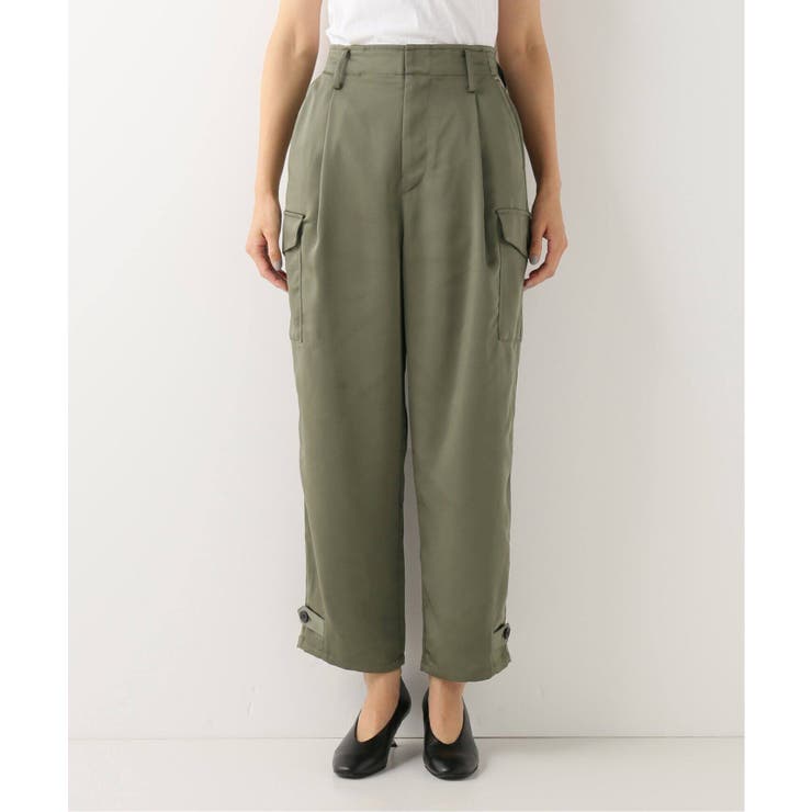 B.C STOCK ベーセーストック サテンカーゴパンツ◇[品番：BYCW0002984