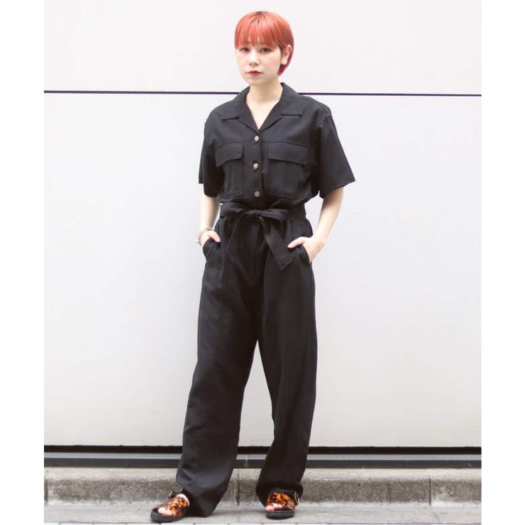 JW アサR 半袖ジャンプスーツ◇[品番：BYCW0006541]｜B.C STOCK