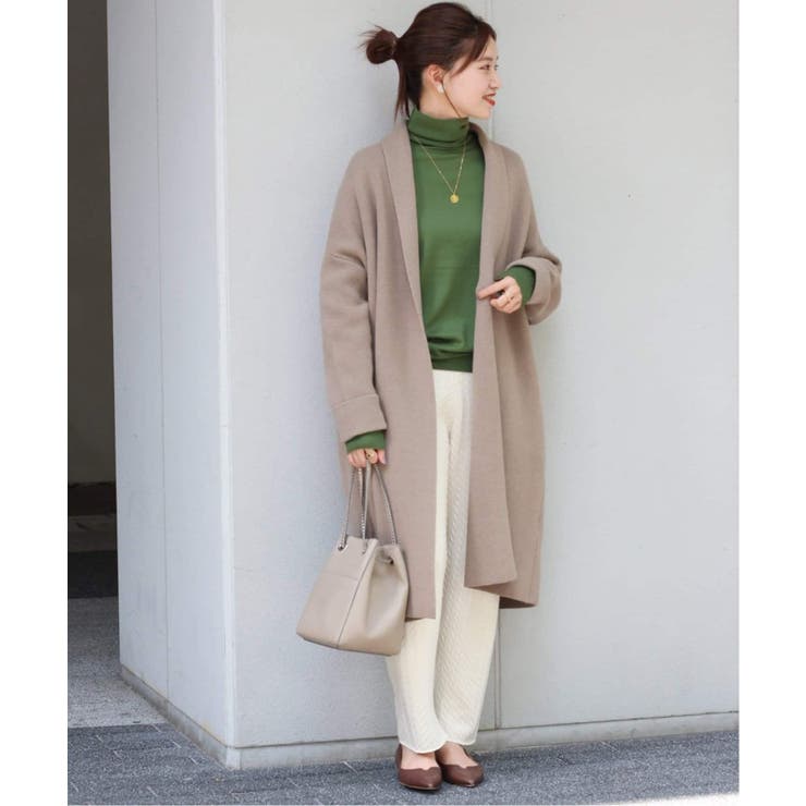 IENA（イエナ）の「ウォッシャブルウールコットン ケーブル