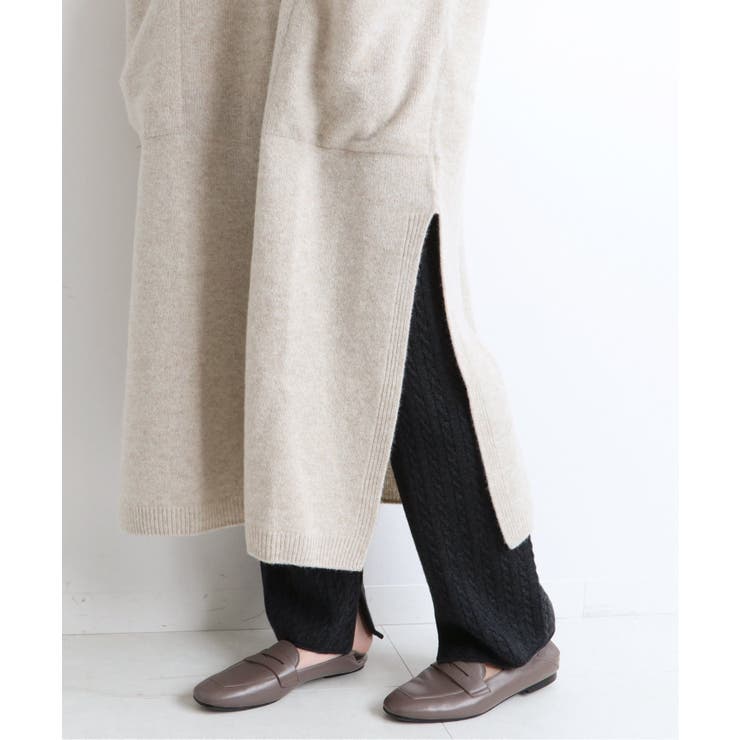 もらって 嬉しい お歳暮 ランキング IENA＞ ケーブルパンツ◇[品番 ウォッシャブルウールコットン パンツ
