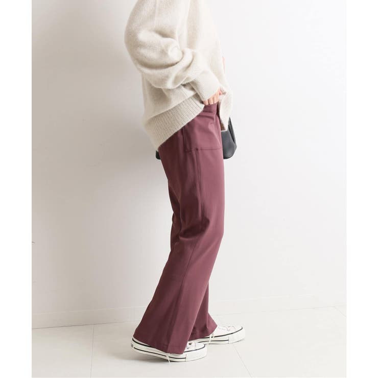 sheller ツイードフレアパンツ