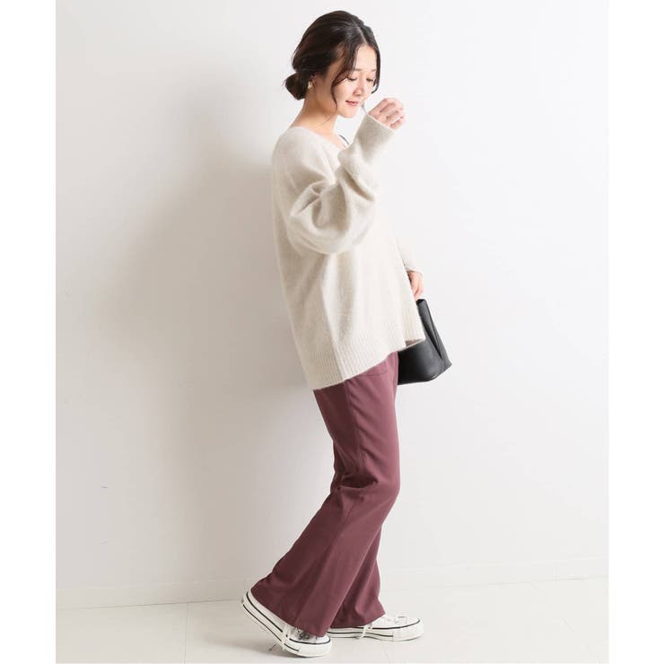 SLOBE IENA＞ サイドポケットフレアパンツ◇[品番：BYCW0003158