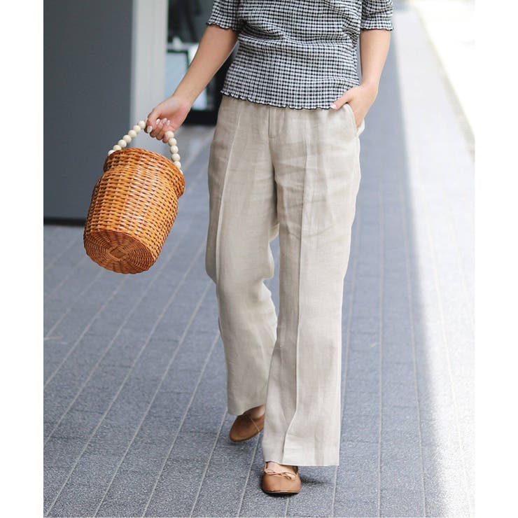 【SLOBE IENA】リネンフレアーパンツ◆ | B.C STOCK | 詳細画像27 