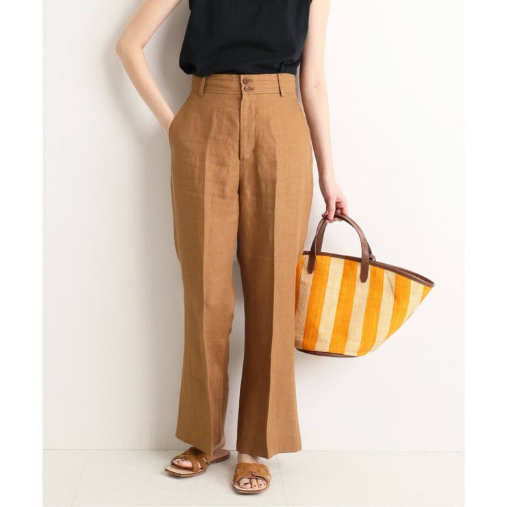 【SLOBE IENA】リネンフレアーパンツ◆ | B.C STOCK | 詳細画像34 