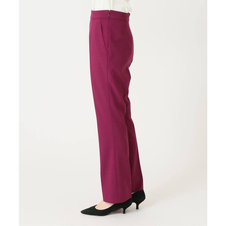 IENA＞ IENA LA BOUCLE T/Wストレッチ フレアパンツ◇[品番