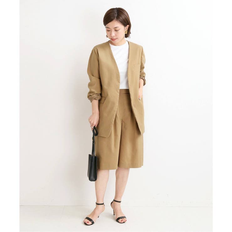 VERMEIL par iena 綿麻タイプライターマキシトレンチコート イエナ