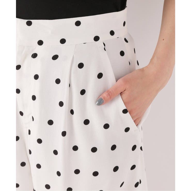 Spick and Span]ドットプリントハーフパンツ◇[品番
