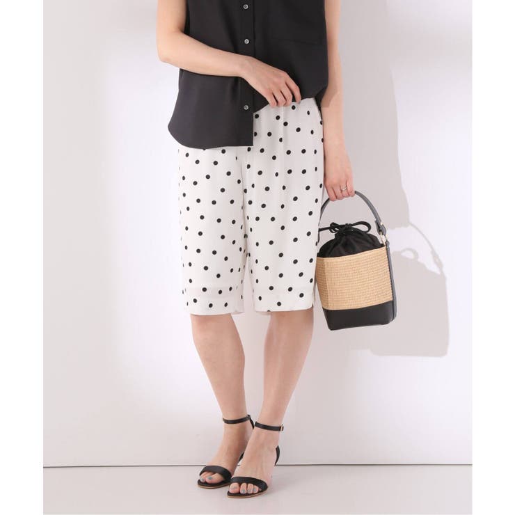 Spick and Span]ドットプリントハーフパンツ◇[品番